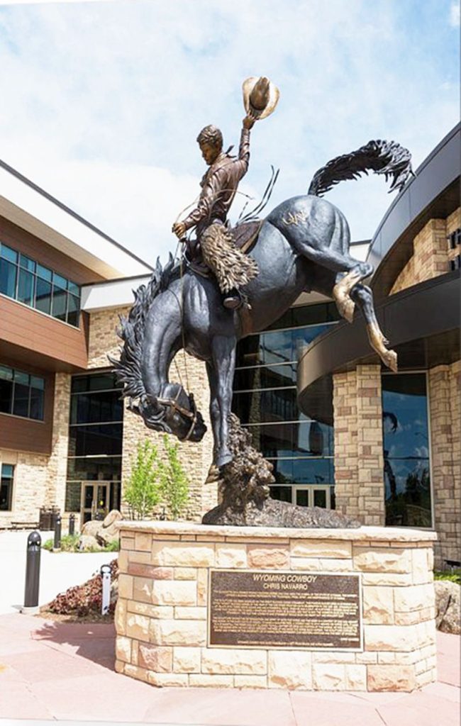 Bronze Full Size Cowboy Horse Statue Outdoors Racecourse Decoration - Bronze Horse Statues - 16