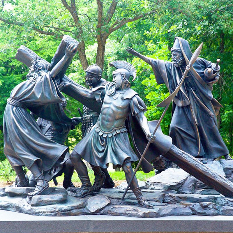 2-STATION Jesus is Made to Bear His Cross