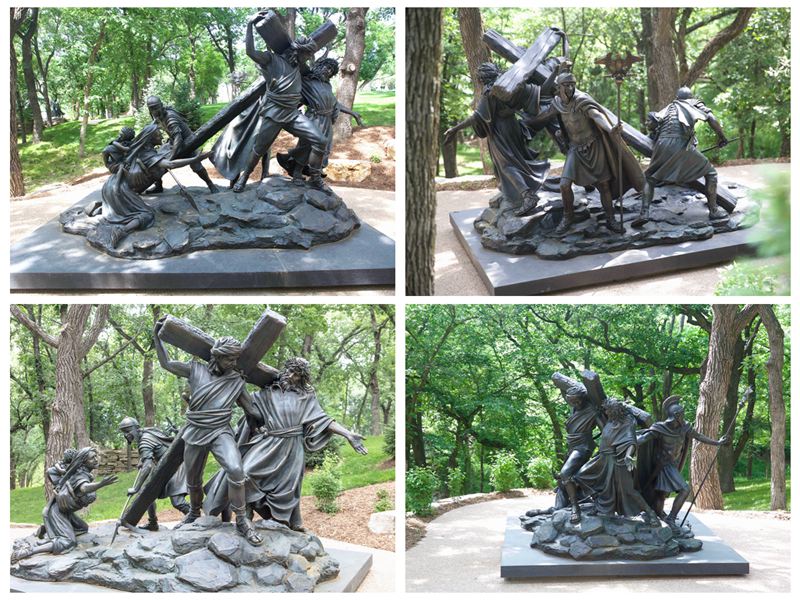 Bronze14 Station of the Cross Sculpture: The Most Important Sculptures of Religious - Blog - 13