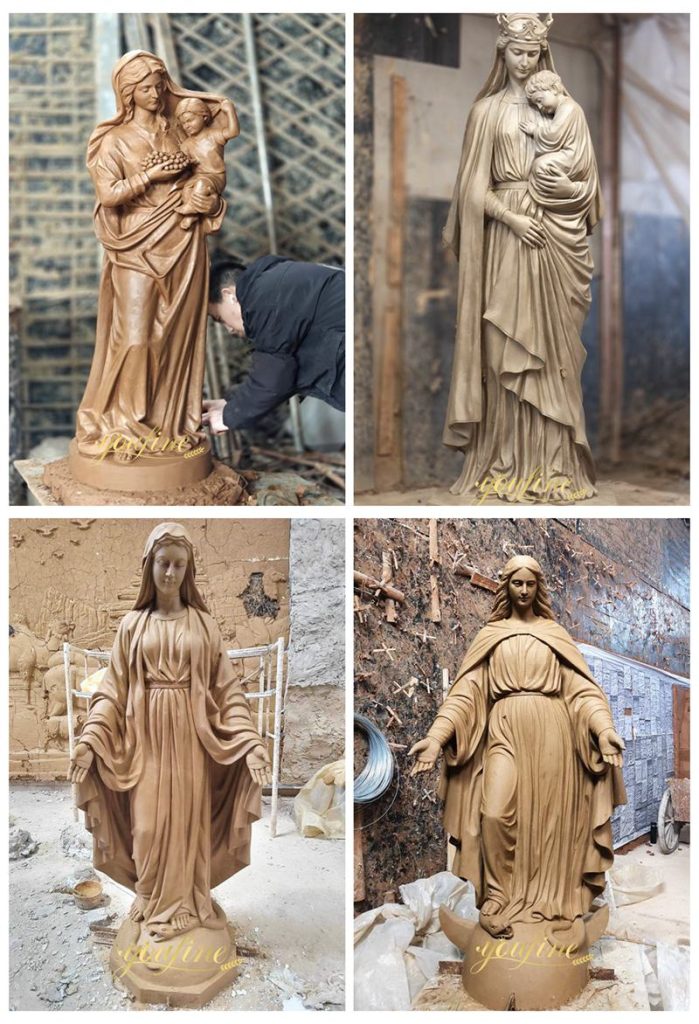 Bronze Nano Nagle The Lady of the Lantern Statue BCH-014 - Bronze Saint Sculpture - 3