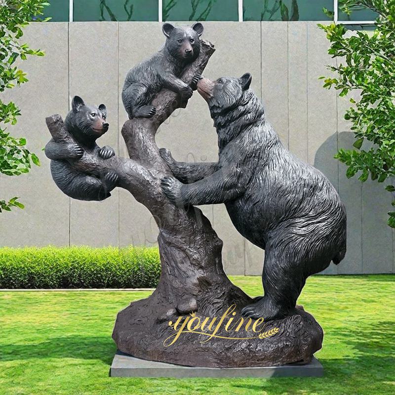 large outdoor bear statues