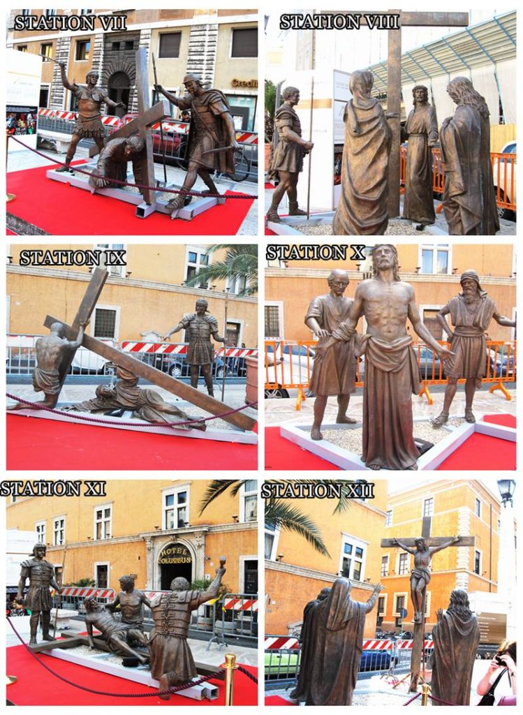 Bronze14 Station of the Cross Sculpture: The Most Important Sculptures of Religious - Blog - 4
