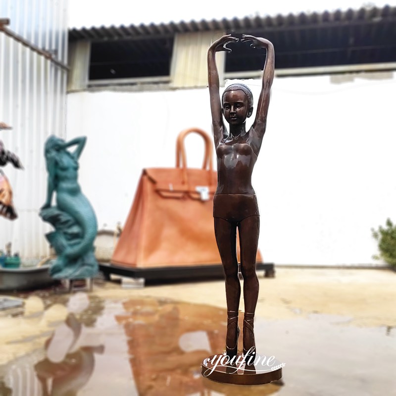 Bronze Ballet Girl Fountain