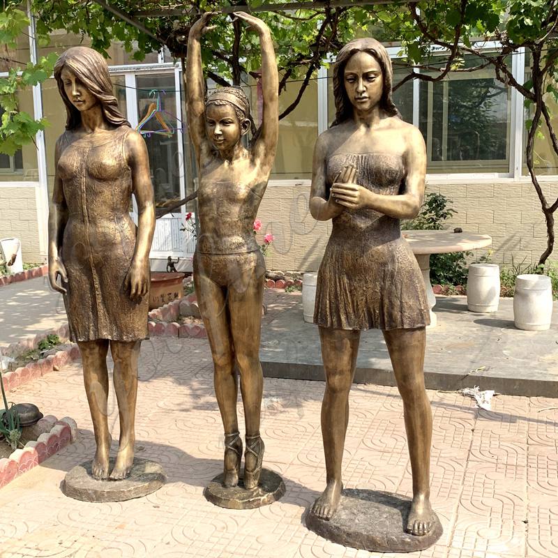 Bronze Girl Fountain