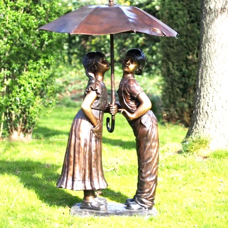 bronze garden sculpture