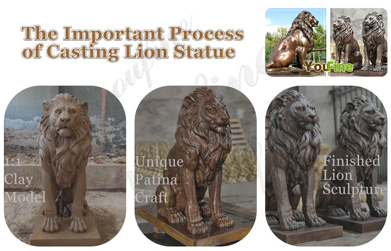 Top 10 Bronze Lion Statues for Home Entrance - Blog - 12