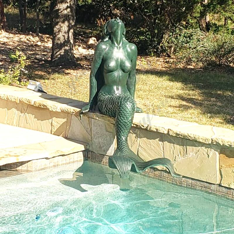 lifesize Mermaid Statue Fountain