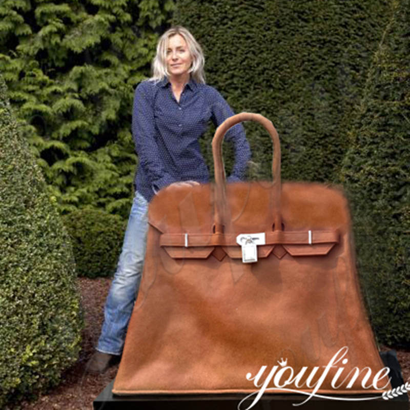 Oversize Bronze Bag Sculpture Shopping Mall Decor for Sale - Bronze Garden Statue - 3