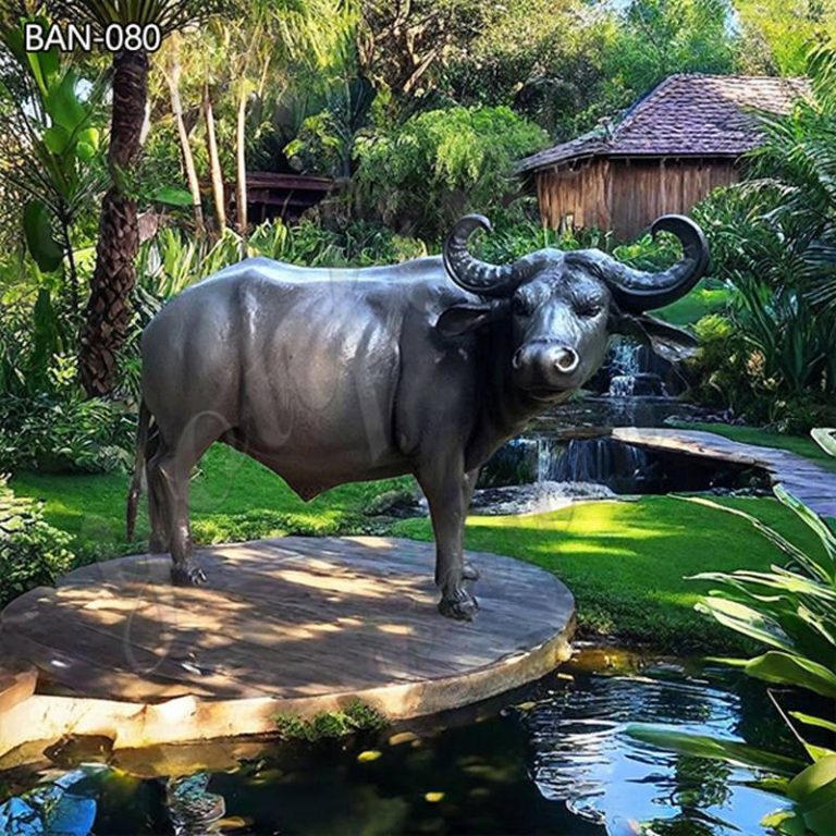 bronze-buffalo-sculpture