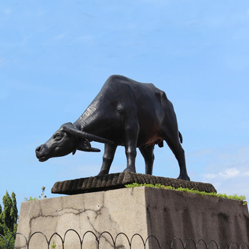 Outdoor High Quality Bronze Buffalo Statue for Sale - Other Animal sculptures - 1