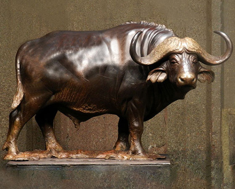 Customized Bronze Garden Buffalo Statue for Sale - Bronze Buffalo Statue - 2