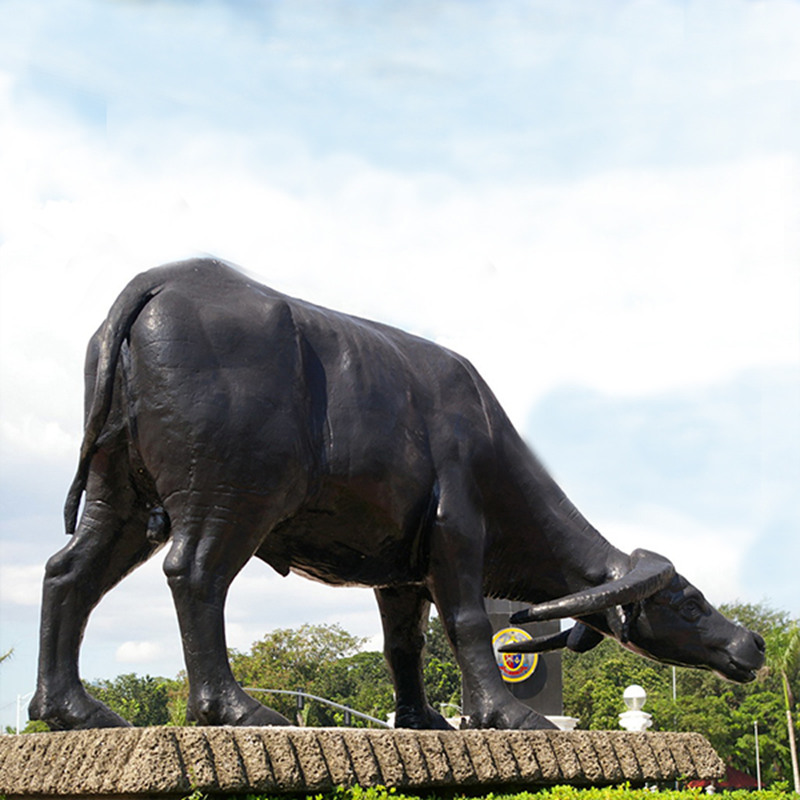 Outdoor High Quality Bronze Buffalo Statue for Sale - Other Animal sculptures - 2