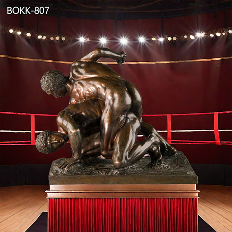 the-wrestler-bronze-statue-