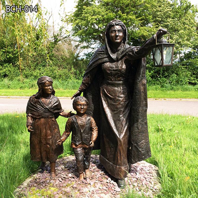 Bronze Nano Nagle The Lady of the Lantern Statue YouFine Sculpture