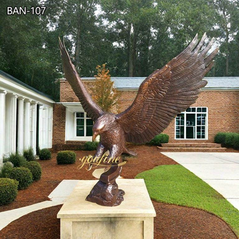 Life Size Bronze Falcon Statue