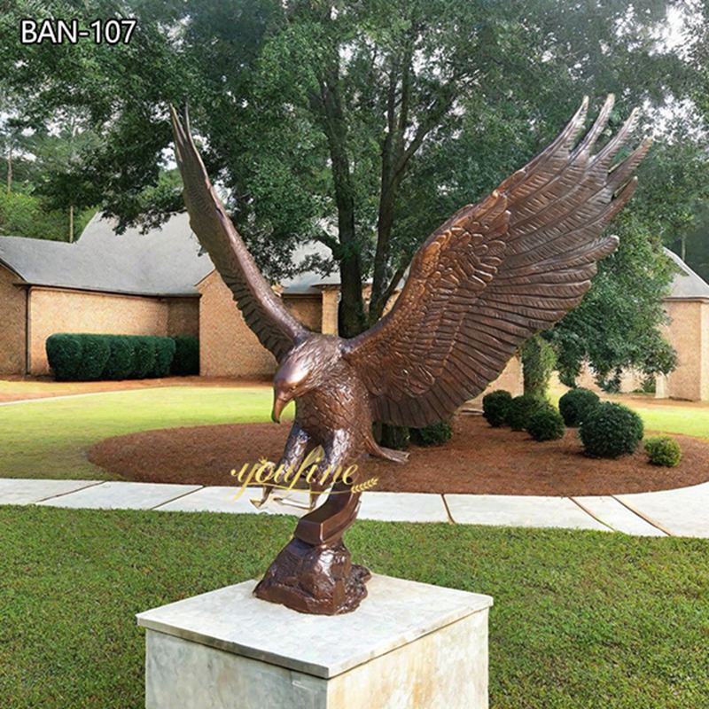 Life Size Bronze Falcon