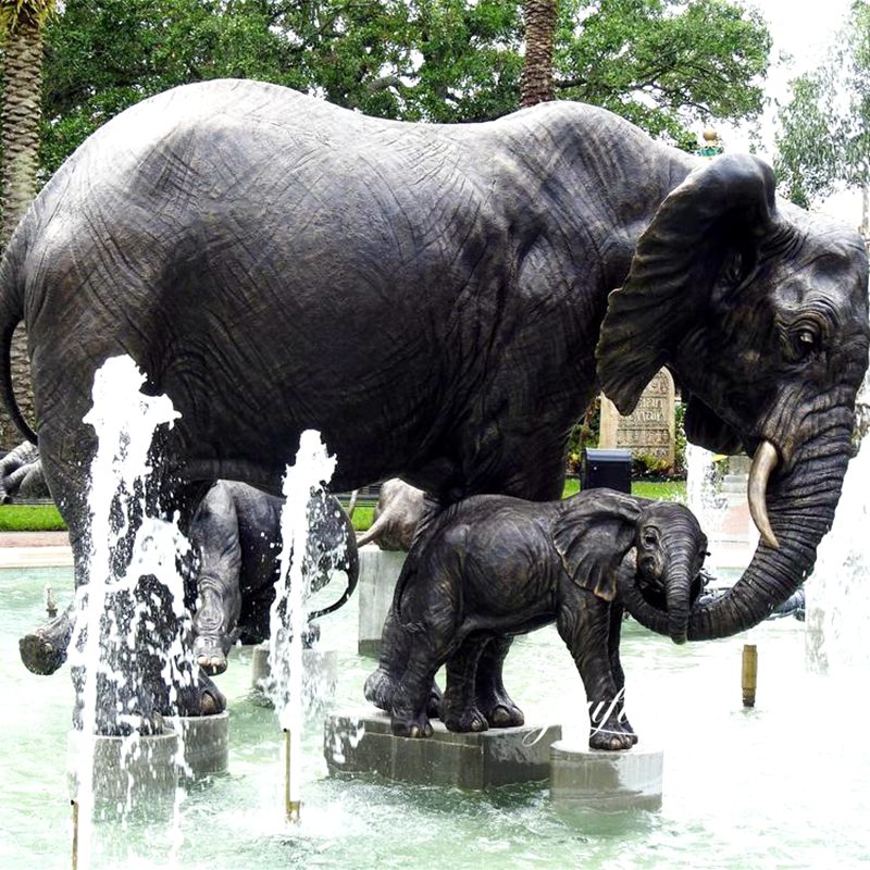 Bronze Elephant Sculpture