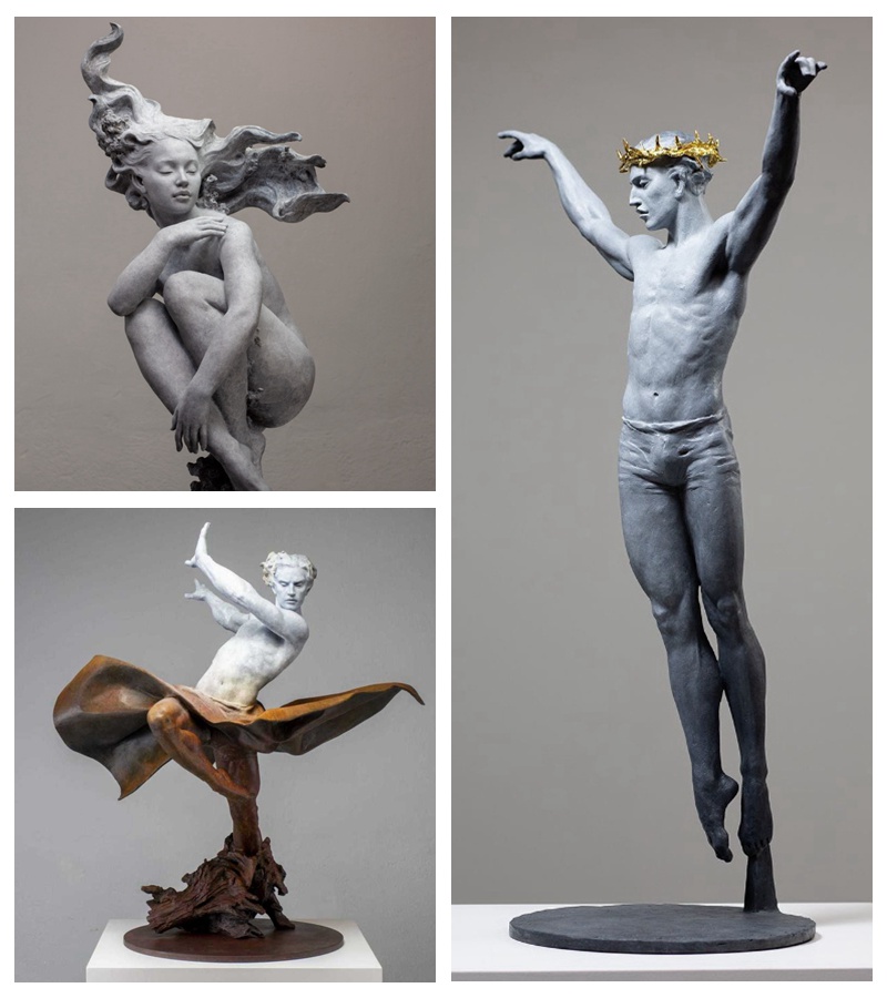 Bronze Movement Joan Coderch Figure Sculpture BFI-110 - Abstract Bronze Sculpture - 4