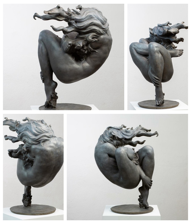 Bronze Movement Joan Coderch Figure Sculpture BFI-110 - Abstract Bronze Sculpture - 6