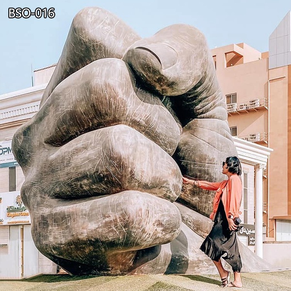 Public Large bronze Fist Sculpture