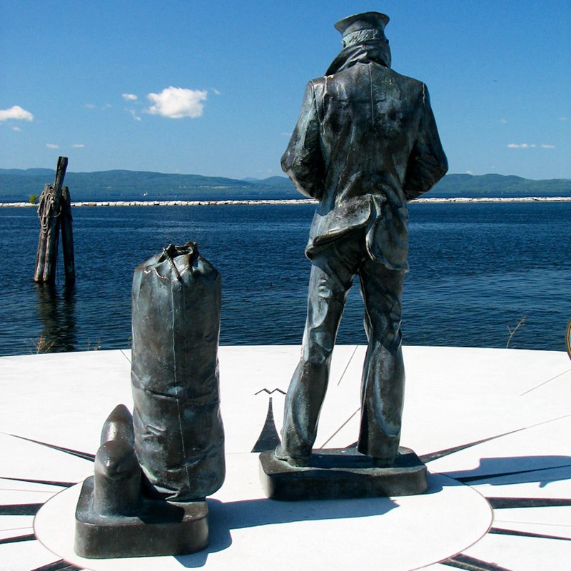 bronze navy Sculpture