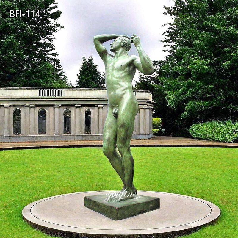 Famous Rodin's Bronze statue