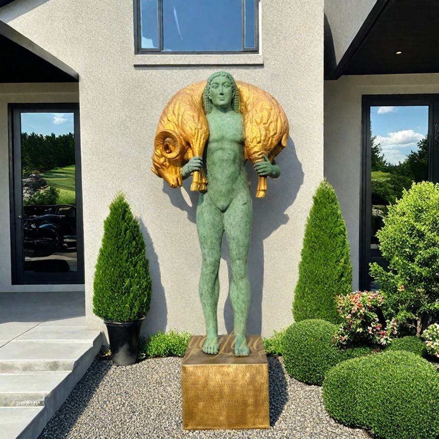 Figure Statue with Golden Fleece