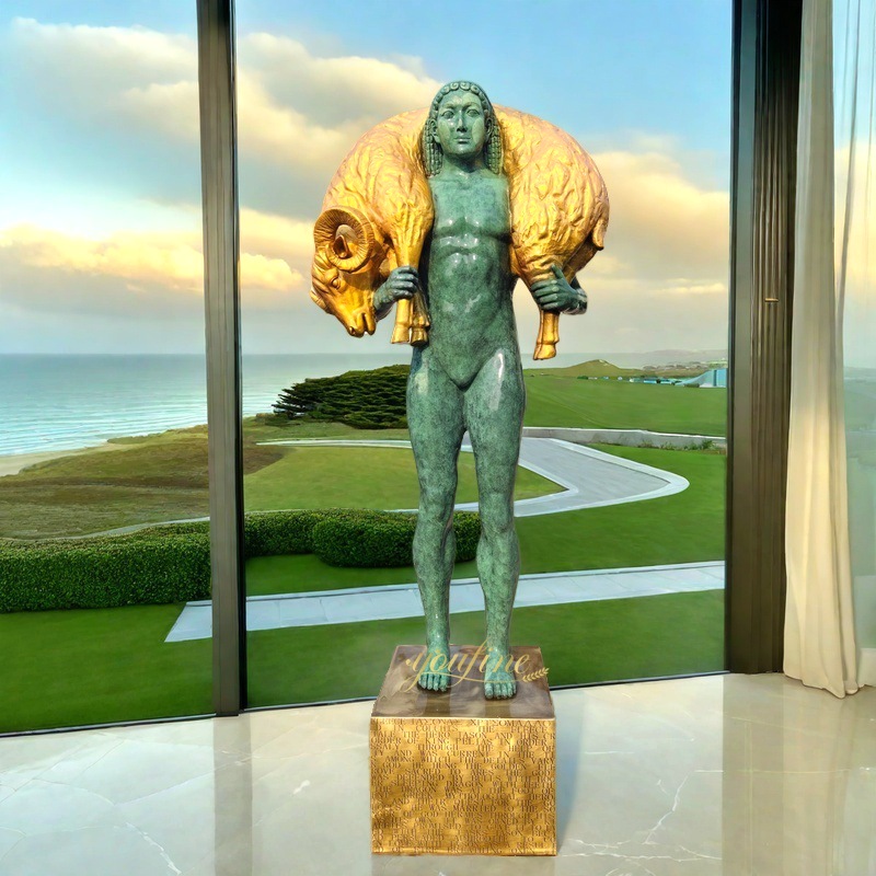 Life Size Bronze Jason with Golden Fleece BFI-149 - Bronze Famous Sculpture - 5