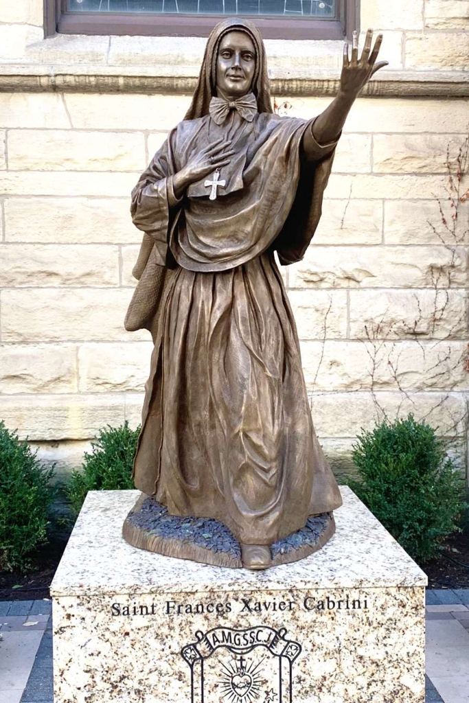 Life Size Bronze Mother Cabrini Statue BCH-023 - Bronze Religious Sculpture - 3