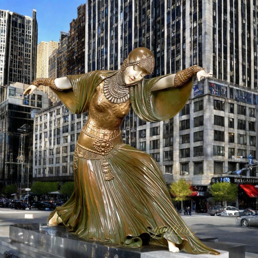 Bronze Dancer Sculpture