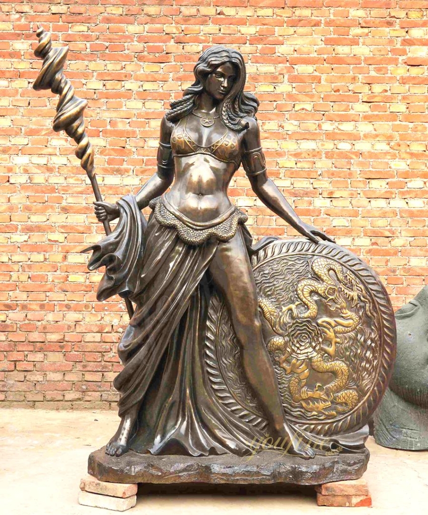 Life Size Thais Bronze Dancer Statue - Bronze Garden Statue - 4