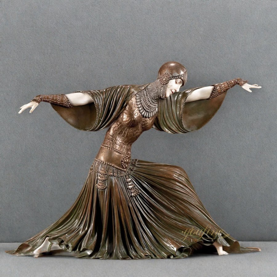 Life Size Demetre Chiparus Dancer Sculpture