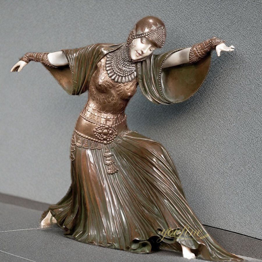 Life Size Thais Bronze Dancer Statue - Bronze Garden Statue - 2