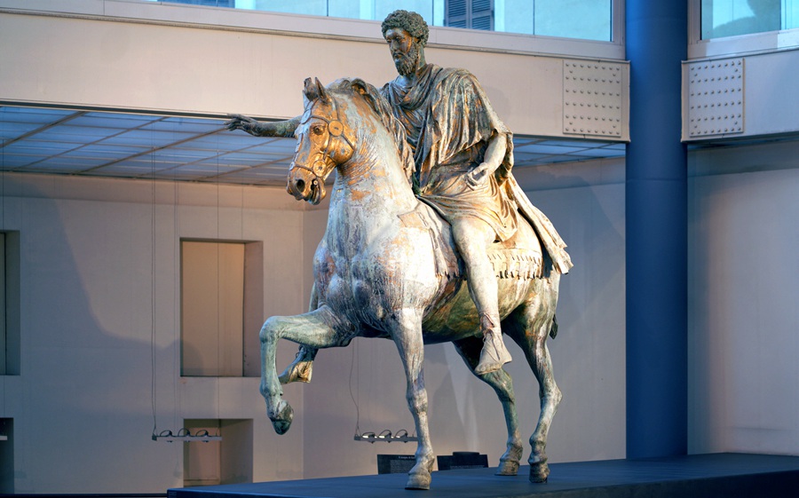 Bronze Statue of Marcus Aurelius BFI-166 - Bronze Horse Statues - 3