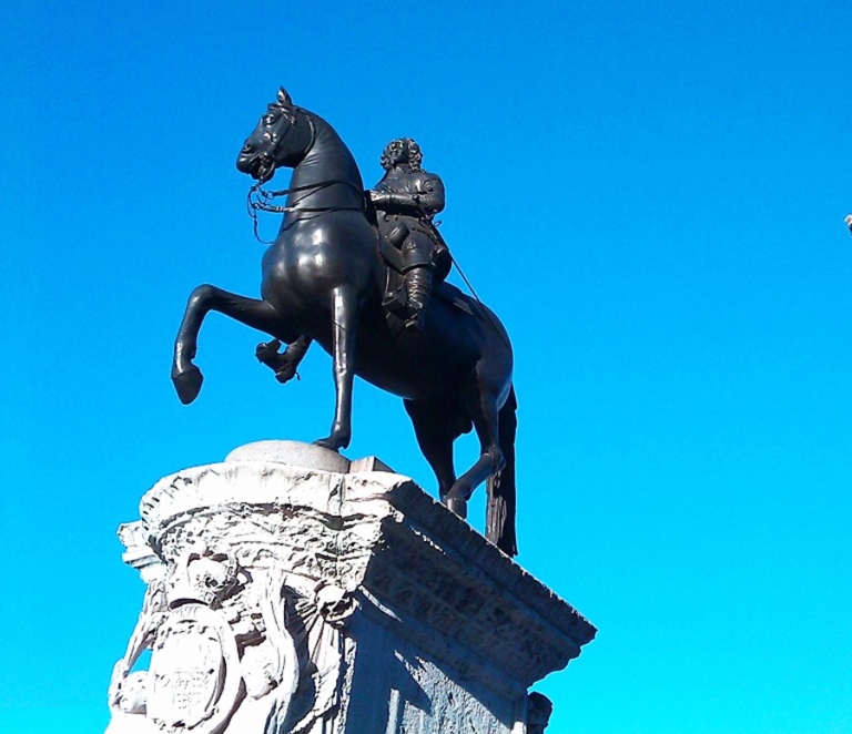 equestrian statue