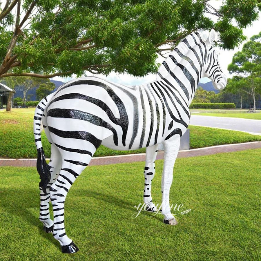Life Size Bronze Zebra Statue