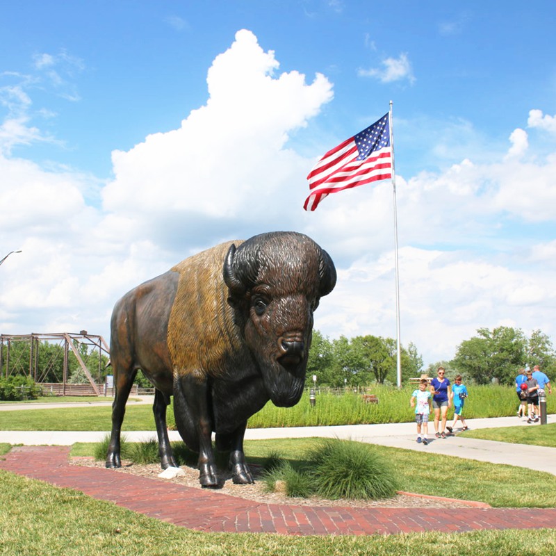 bison statue for sale