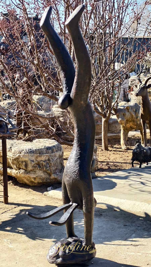 Famous Bronze Town Musicians of Bremen Statue - Bronze Animal Sculpture - 15