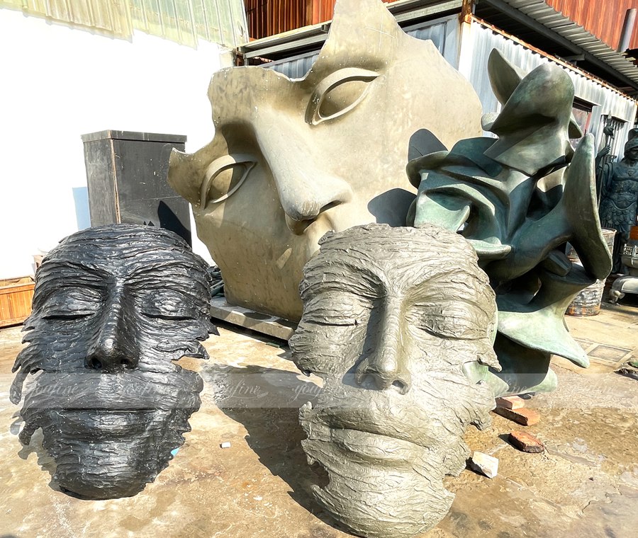 YouFine Bronze Foundry bronze Face sculptures