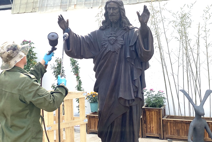 YouFine Bronze Foundry bronze Jesus sculptures