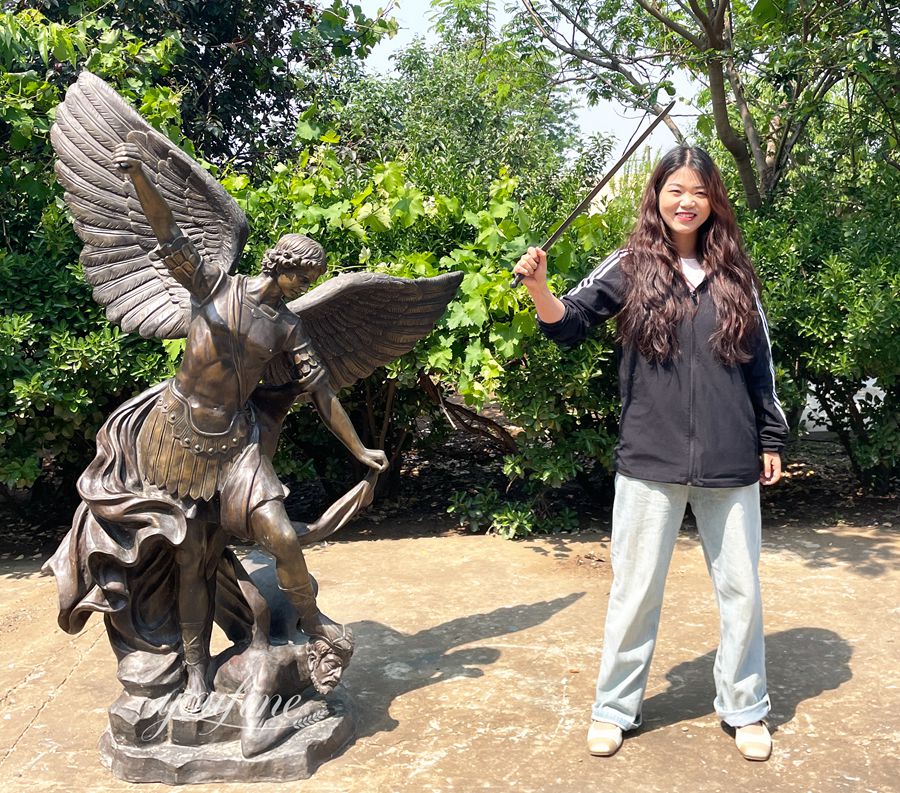 YouFine Bronze Foundry bronze St. Michael sculptures