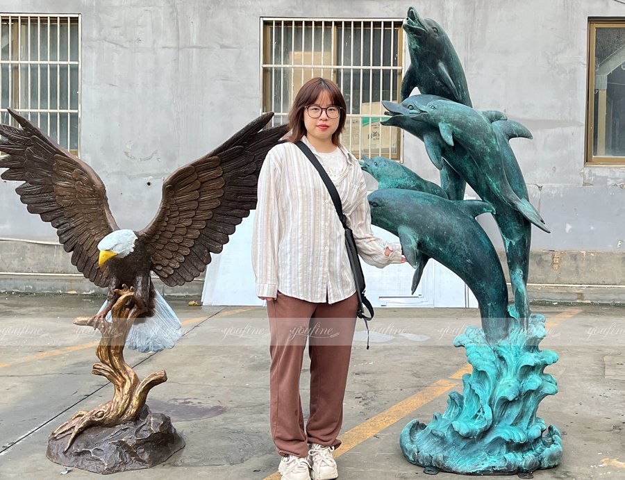 YouFine Bronze Foundry bronze eagle sculptures