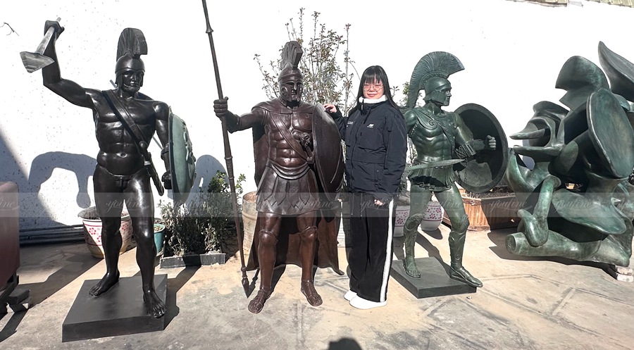 YouFine Bronze Foundry bronze warrior sculptures