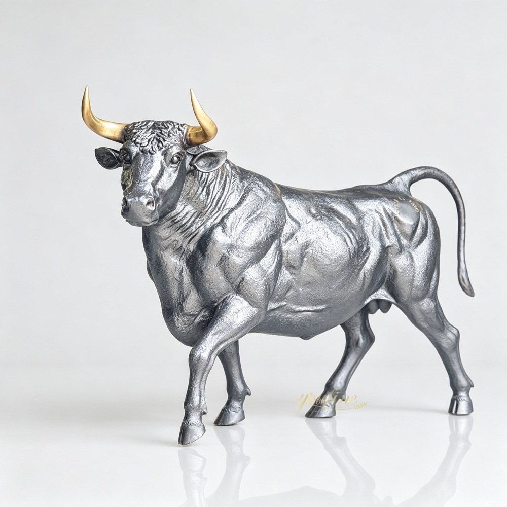 black bronze Ox statue
