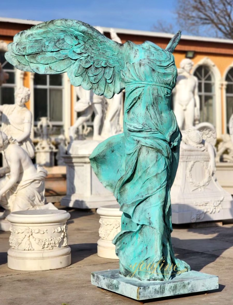 Blue Victory statue