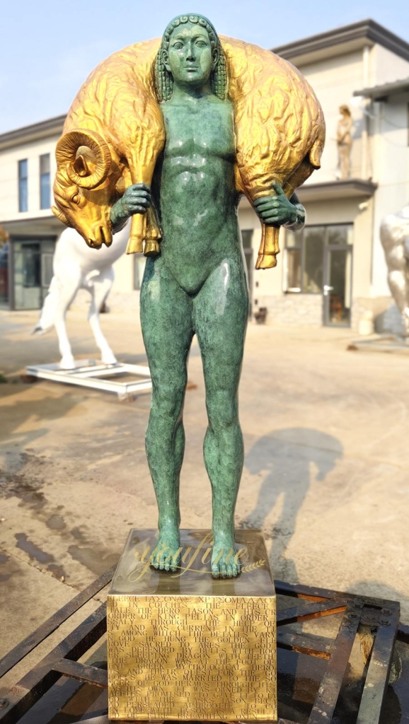 Bronze Jason with Golden Fleece