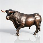 Bronze Life-Size highland Bull Statue for Sale