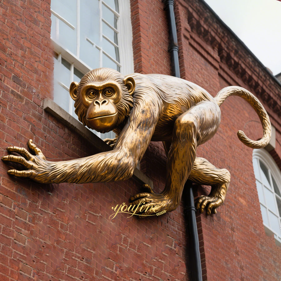 Giant Bronze Golden Monkey Statue BAN-505 - Bronze Monkey Statue - 3