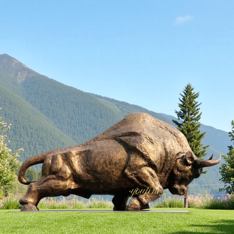 Large Bull Statue