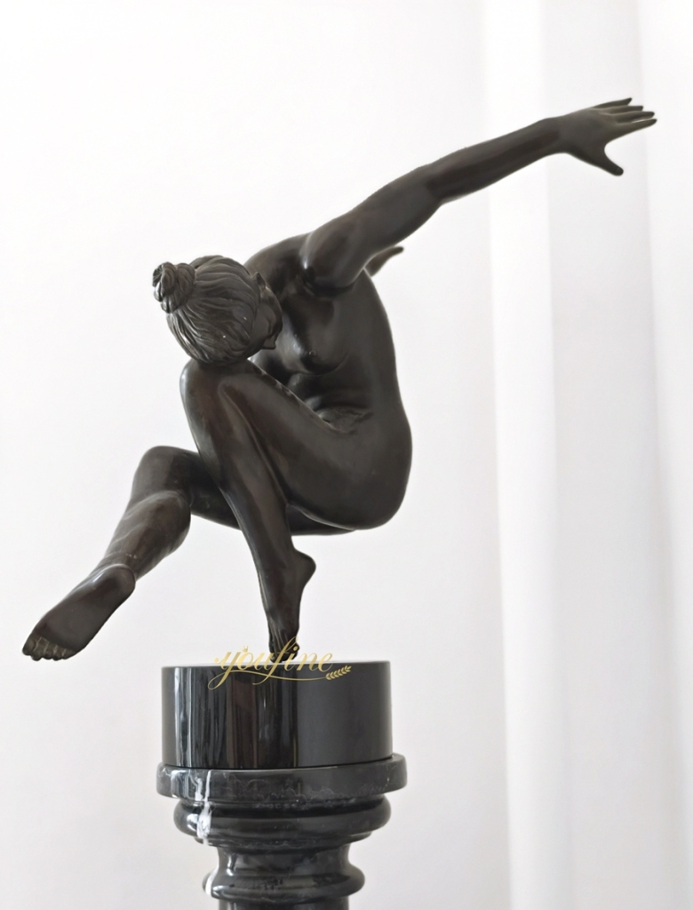 Dancing girl sculpture
